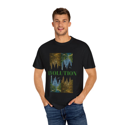Transformative EVOLUTION T-Shirt - Reflective City/Nature Print