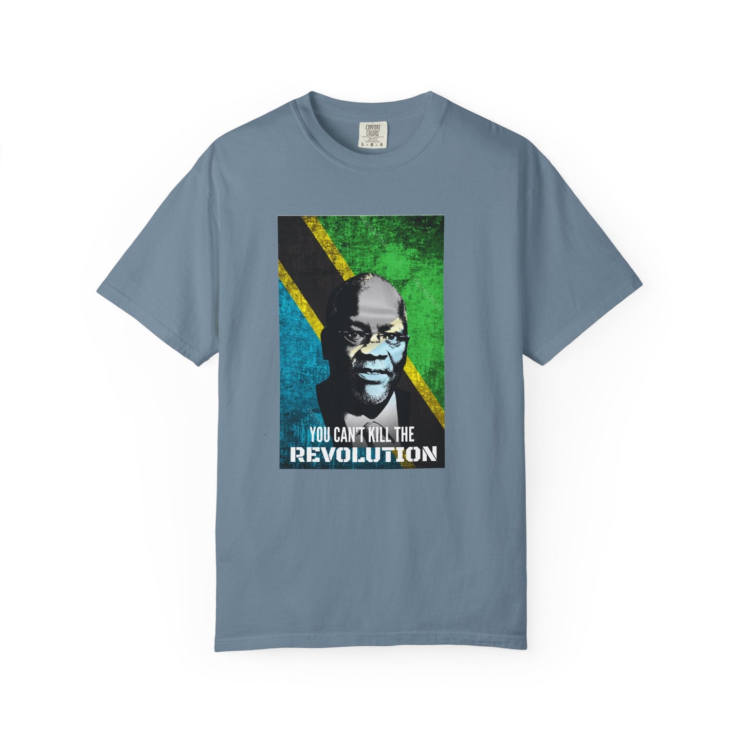 John Magufuli "Revolution Lives On" Tanzania Flag Tee