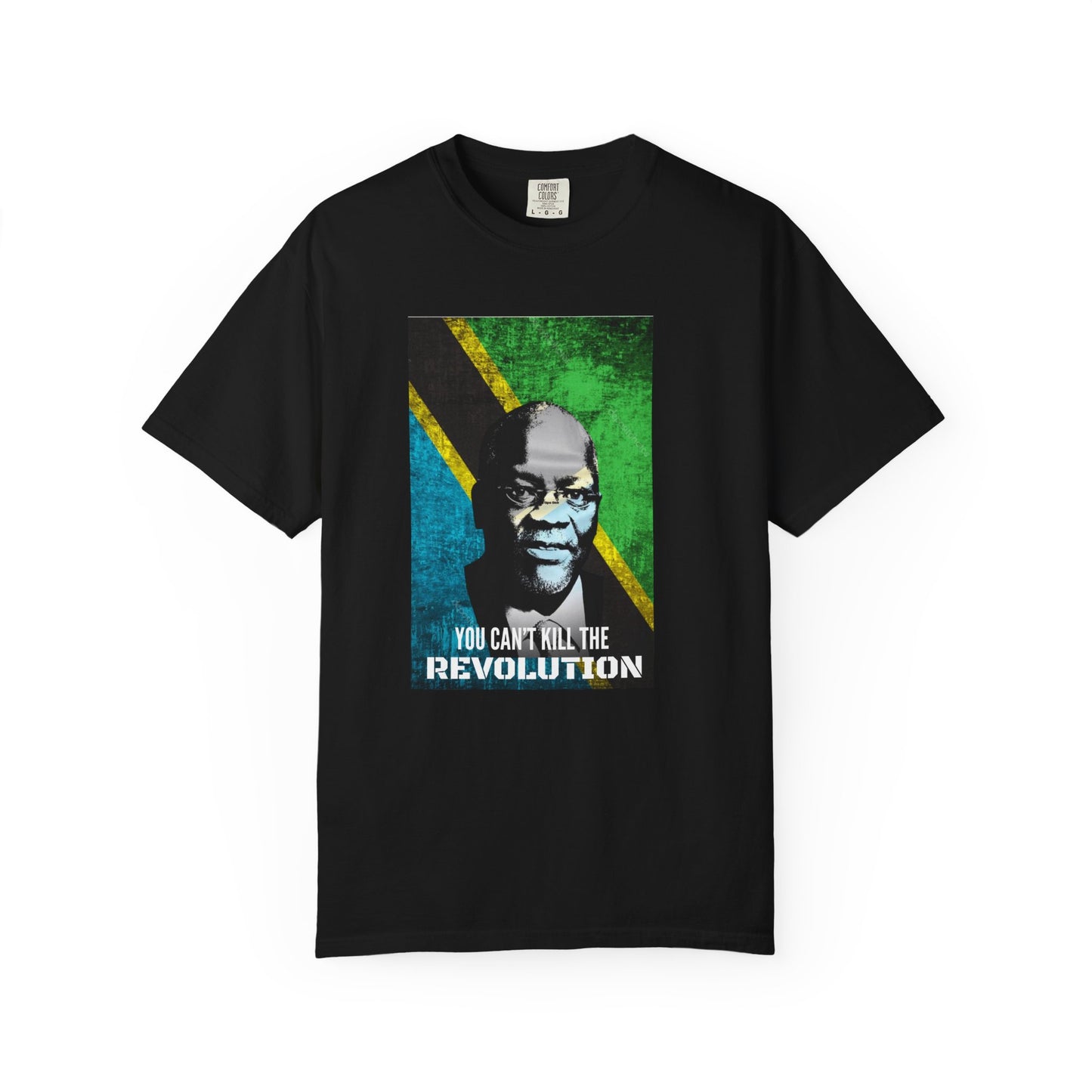 John Magufuli "Revolution Lives On" Tanzania Flag Tee