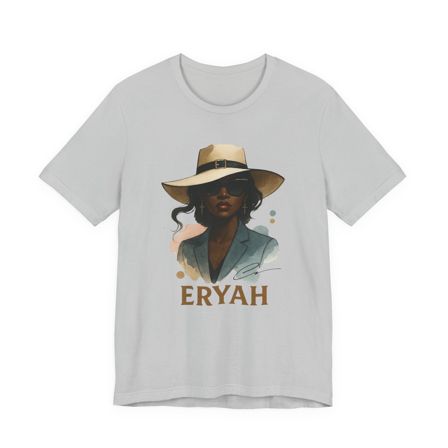 🎀 "Eryah Elegance" Portrait Tee – The Art of Mystique