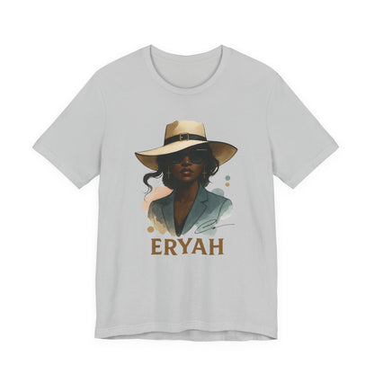 🎀 "Eryah Elegance" Portrait Tee – The Art of Mystique