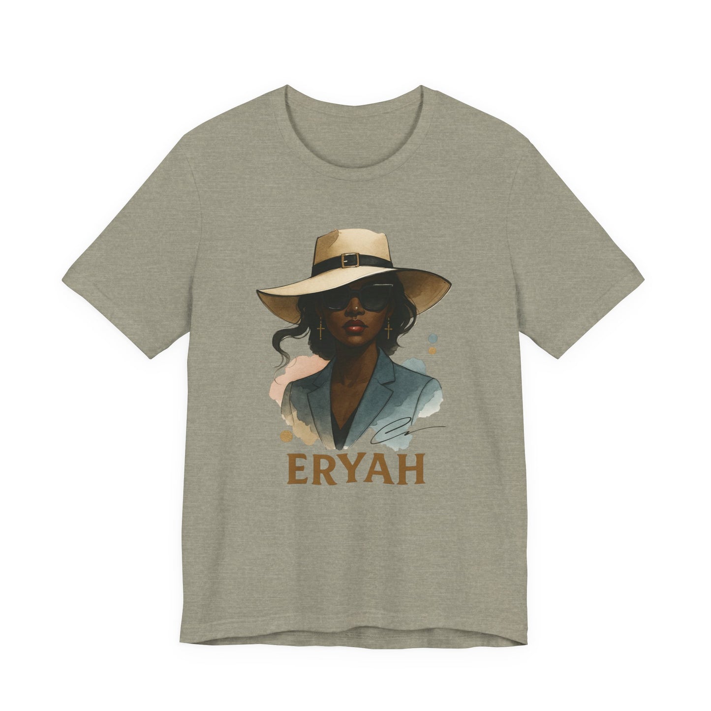 🎀 "Eryah Elegance" Portrait Tee – The Art of Mystique