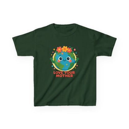 Happy Earth Friend Tee - "LOVE YOUR MOTHER" Kids Shirt
