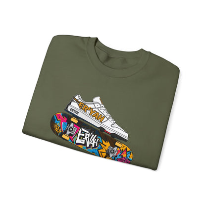 Graffiti Skateboard Sweatshirt