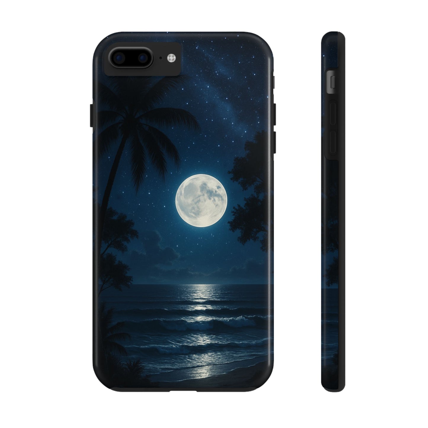 Moonlit Ocean Tough Phone Case, Starry Night Phone Protector, Beach Vibe Phone Cover, Gift for Ocean Lovers, Travel Accessories