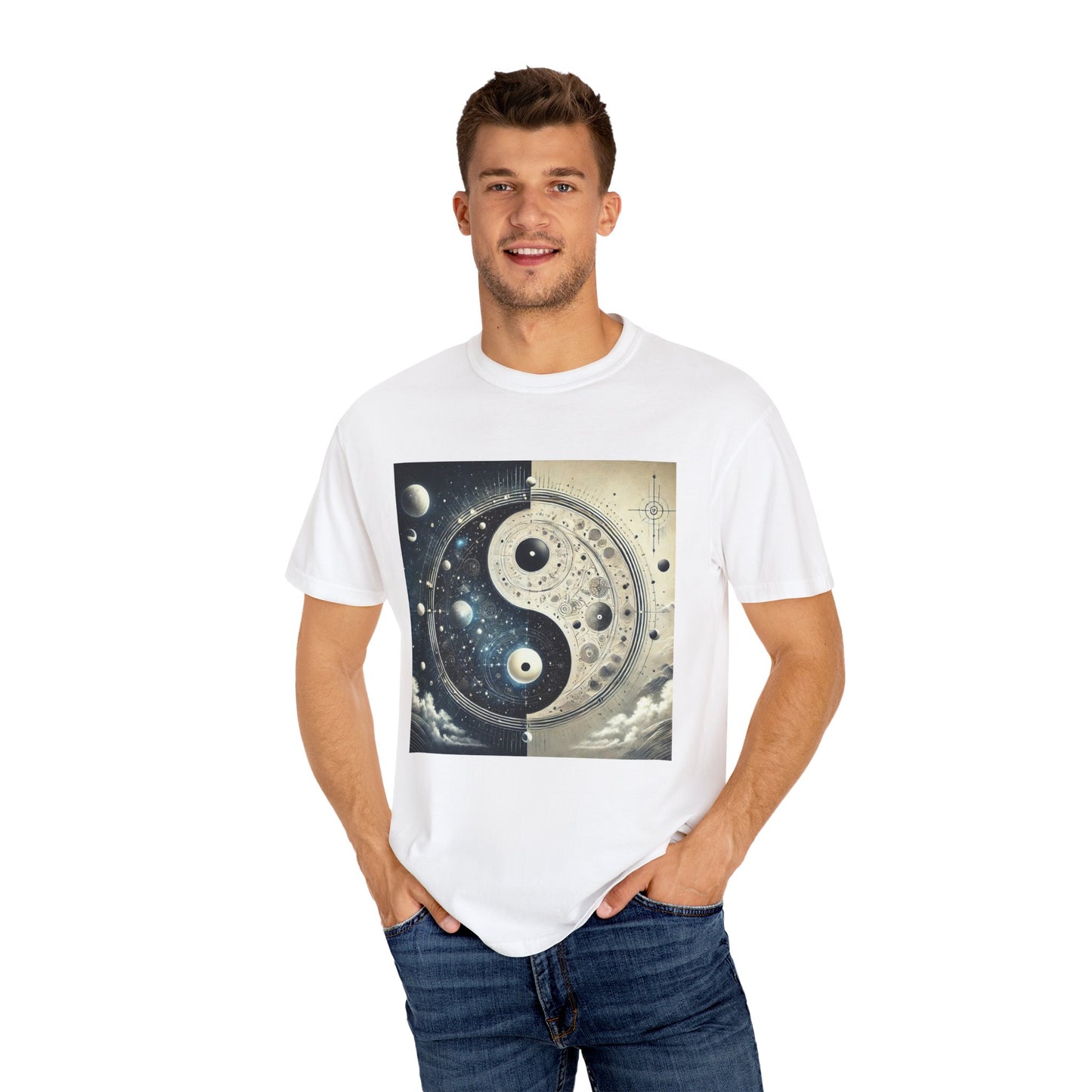 🌌 COSMIC BALANCE YIN YANG TEE – UNIVERSAL HARMONY WEAR 🌌
