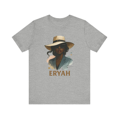 🎀 "Eryah Elegance" Portrait Tee – The Art of Mystique