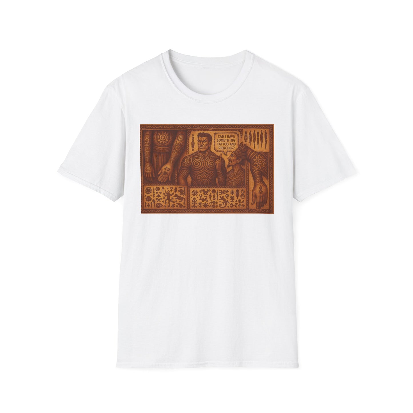 Tribal Legacy Unisex T-Shirt - Ancient Ink & Spirit Tee for Ink Lovers and Cultural Enthusiasts