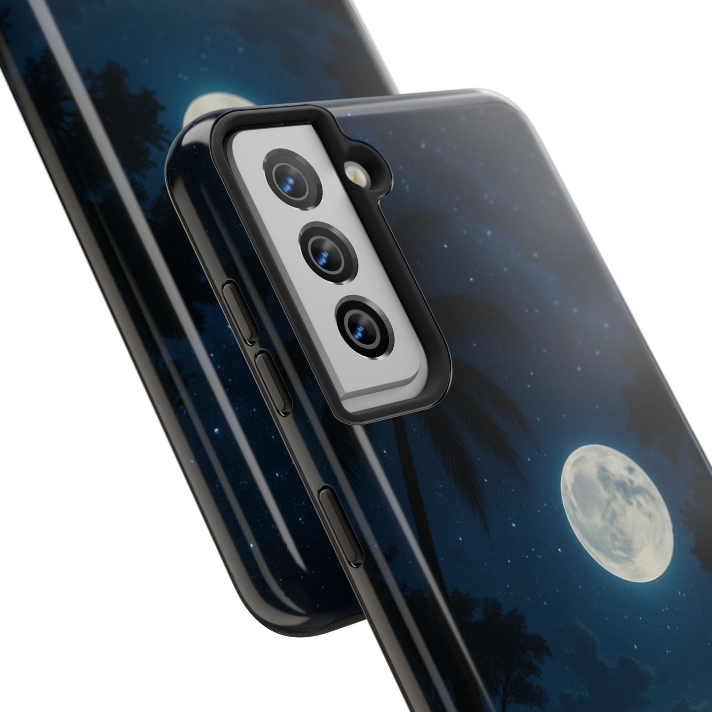 Moonlit Ocean Tough Phone Case, Starry Night Phone Protector, Beach Vibe Phone Cover, Gift for Ocean Lovers, Travel Accessories