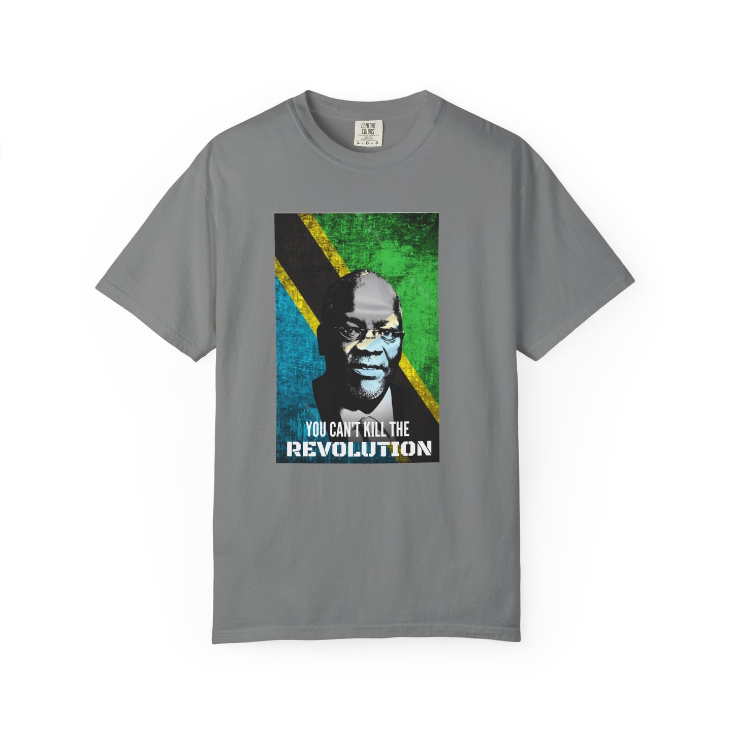 John Magufuli "Revolution Lives On" Tanzania Flag Tee