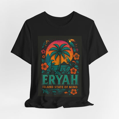 ☀️"ERYAH @ The Space" – Tropical Street Sunset Tee☀️