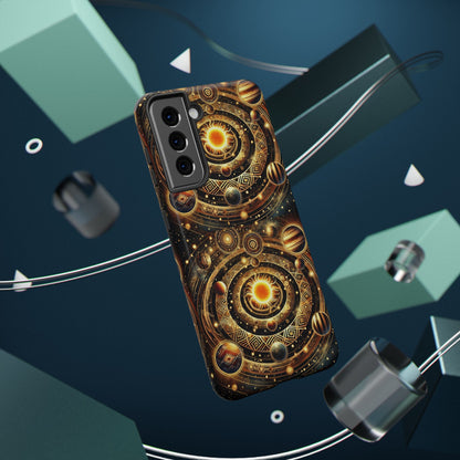 Galactic Impact-Resistant Phone Case, Cosmic Phone Cover, Space Theme Gift, Astronomy Accessories, Celestial Case for Stargazers