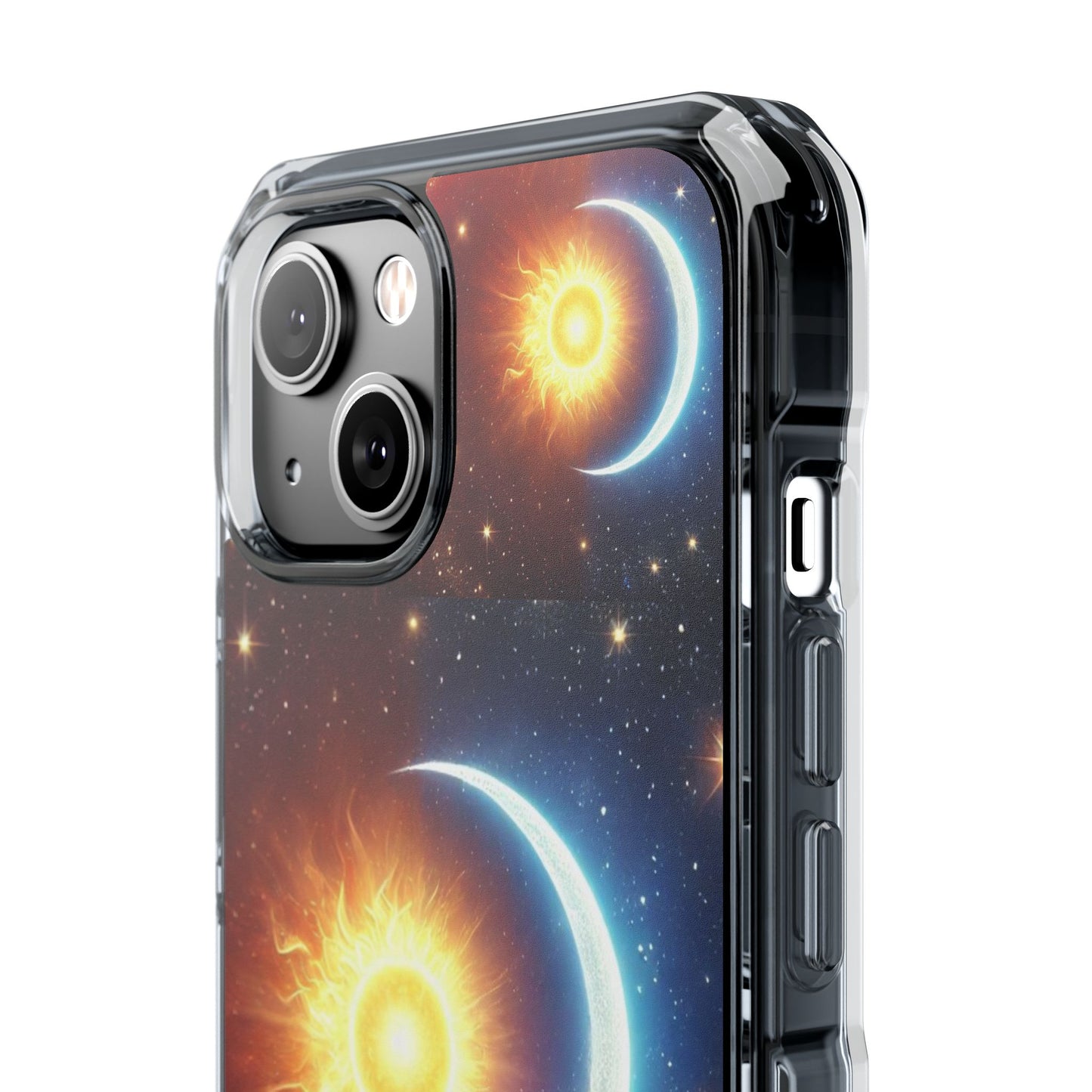 Cosmic Sun & Moon Design, Phone Case