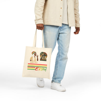 Ethnic Inspired Cotton Canvas Tote Bag | Eco-Friendly Shopping Bag, Boho Gift, Travel Tote, Reusable Grocery Bag, Festival Accessory