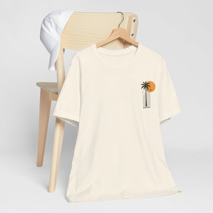 “ERYAH Sunset Palm Tee – Vintage Tropical Vibes”