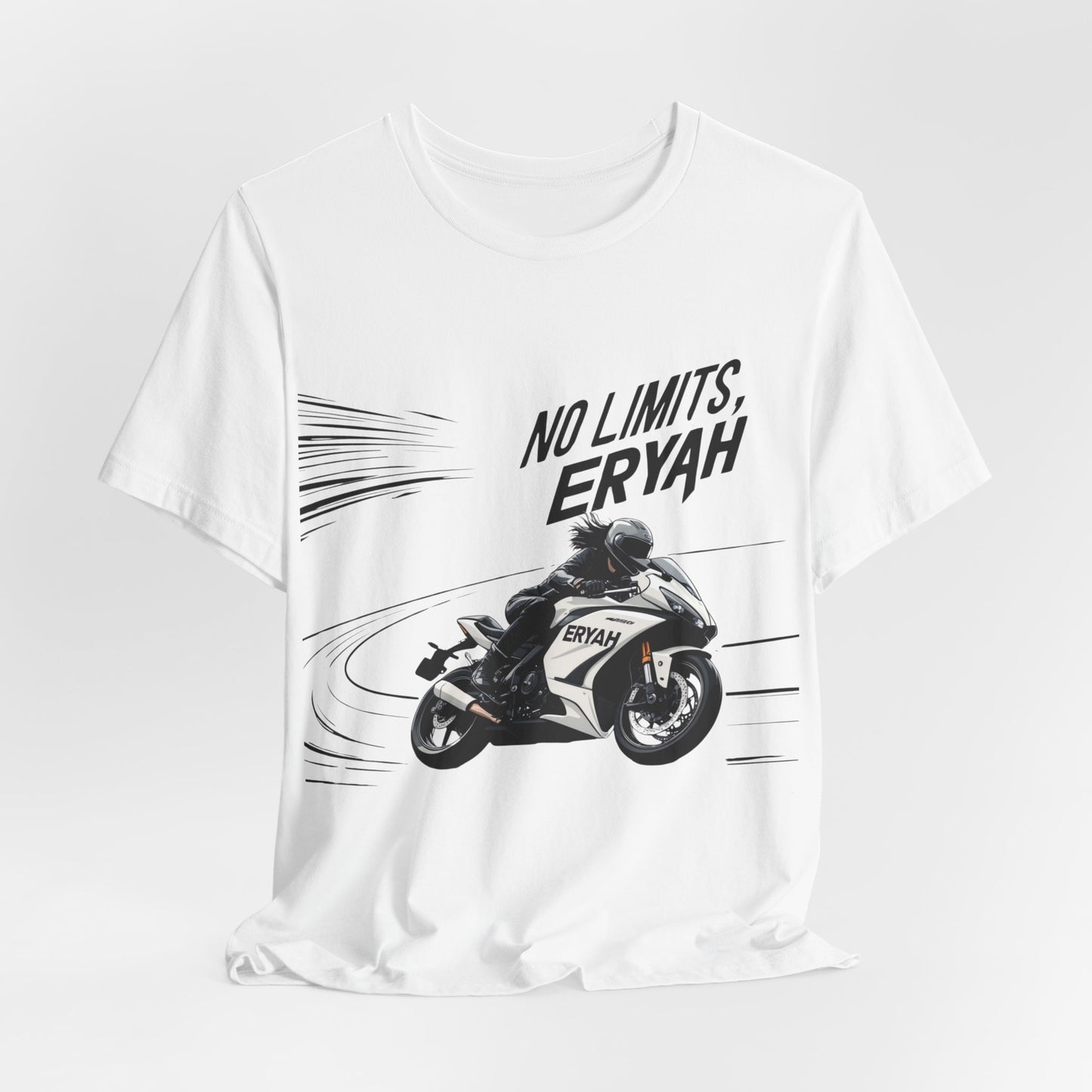 No Limits, ERYAH – High-Speed Rider, Motorcyclist Graphic Tee