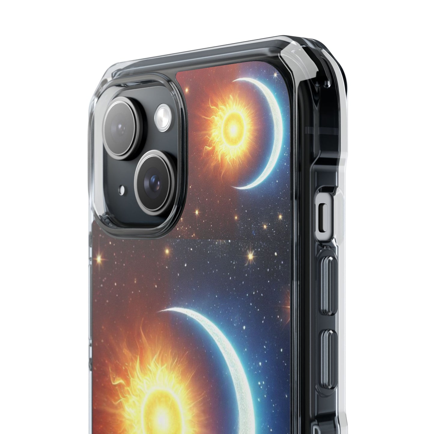 Cosmic Sun & Moon Design, Phone Case
