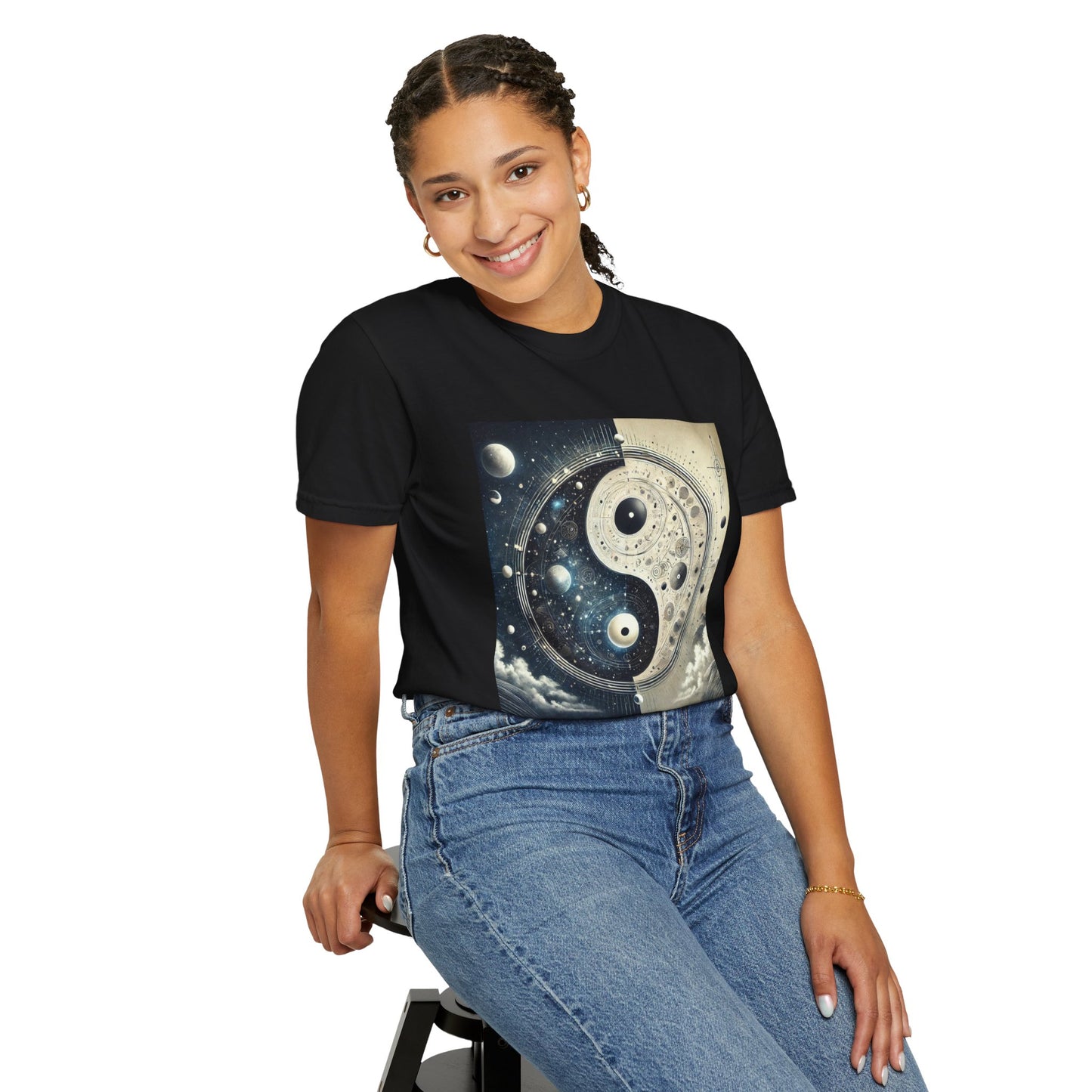 🌌 COSMIC BALANCE YIN YANG TEE – UNIVERSAL HARMONY WEAR 🌌