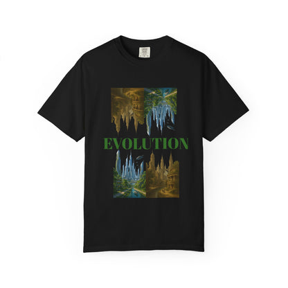 Transformative EVOLUTION T-Shirt - Reflective City/Nature Print