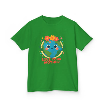 Happy Earth Friend Tee - "LOVE YOUR MOTHER" Kids Shirt