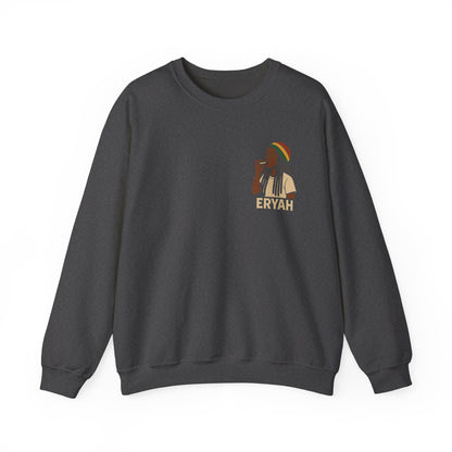 Eryah Rasta Crewneck Sweatshirt - Cozy Unisex Pullover, Perfect Gift for Music Lovers, Chill Style for Any Occasion