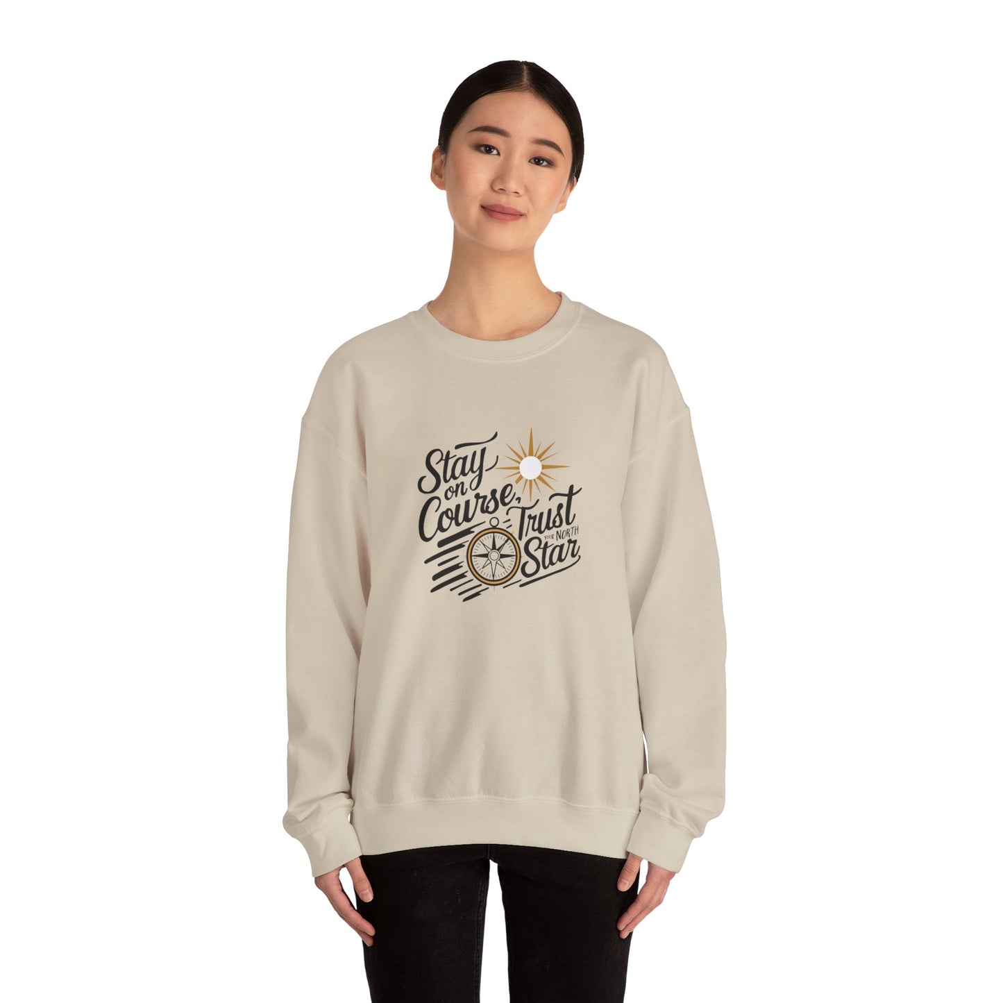 North star Sweatshirt | Cozy Unisex Crewneck | Inspirational Gift | Casual Wear | Reminder | Perfect for All Occasions