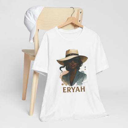 🎀 "Eryah Elegance" Portrait Tee – The Art of Mystique