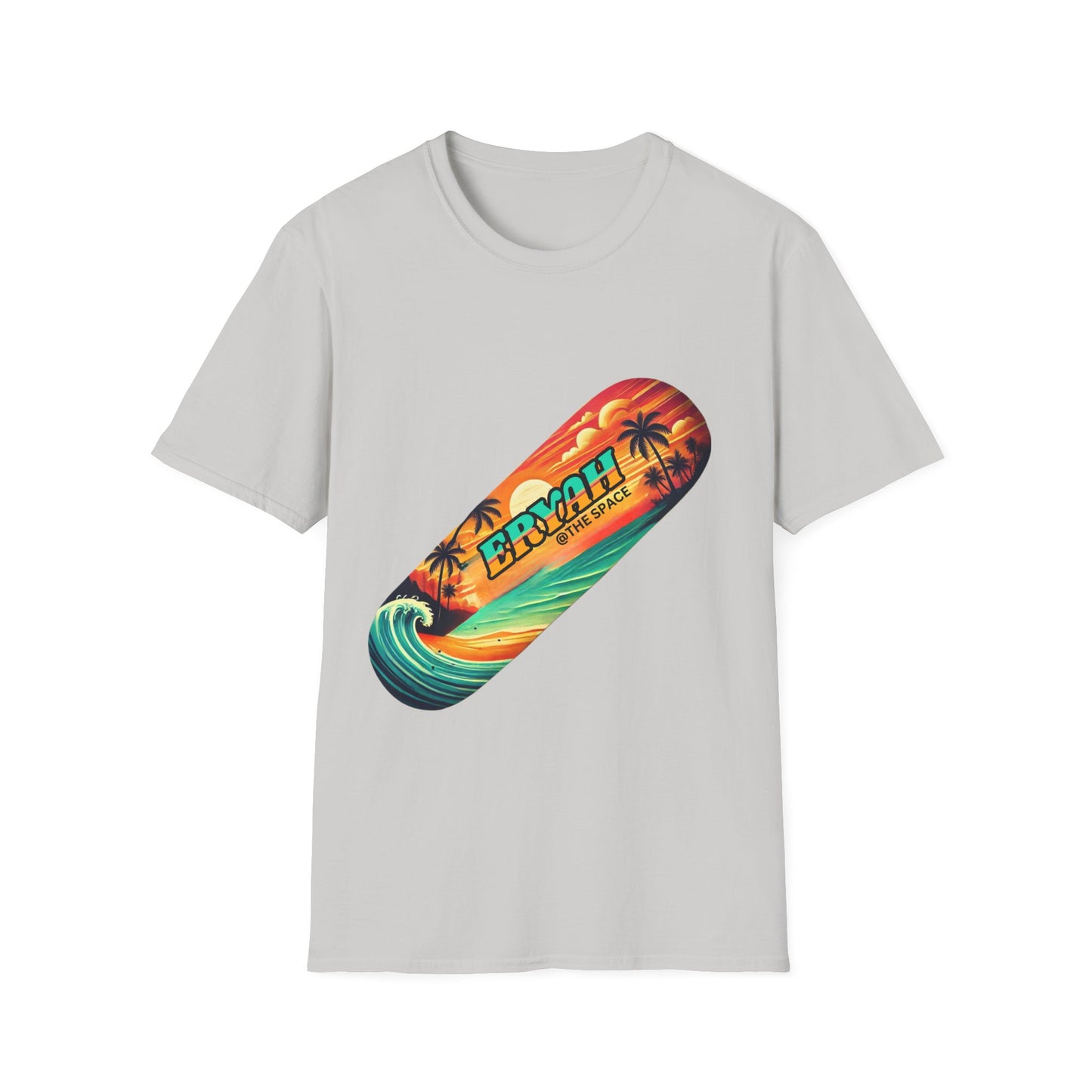 🏄‍♂️ ERYAH BEACH SKATE TEE – SUN, SAND & SHUVITS 🏄‍♂️