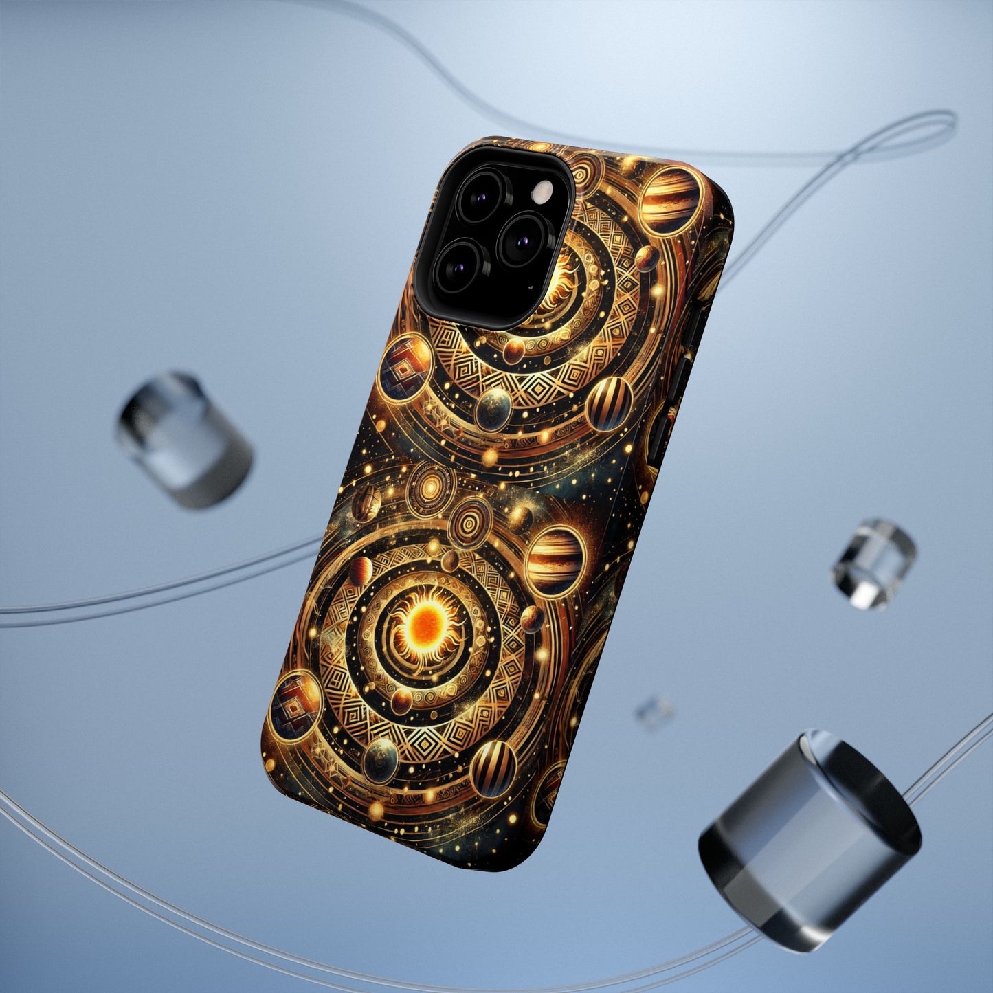 Galactic Impact-Resistant Phone Case, Cosmic Phone Cover, Space Theme Gift, Astronomy Accessories, Celestial Case for Stargazers