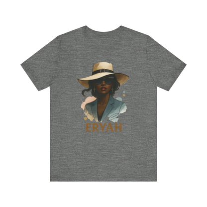 🎀 "Eryah Elegance" Portrait Tee – The Art of Mystique