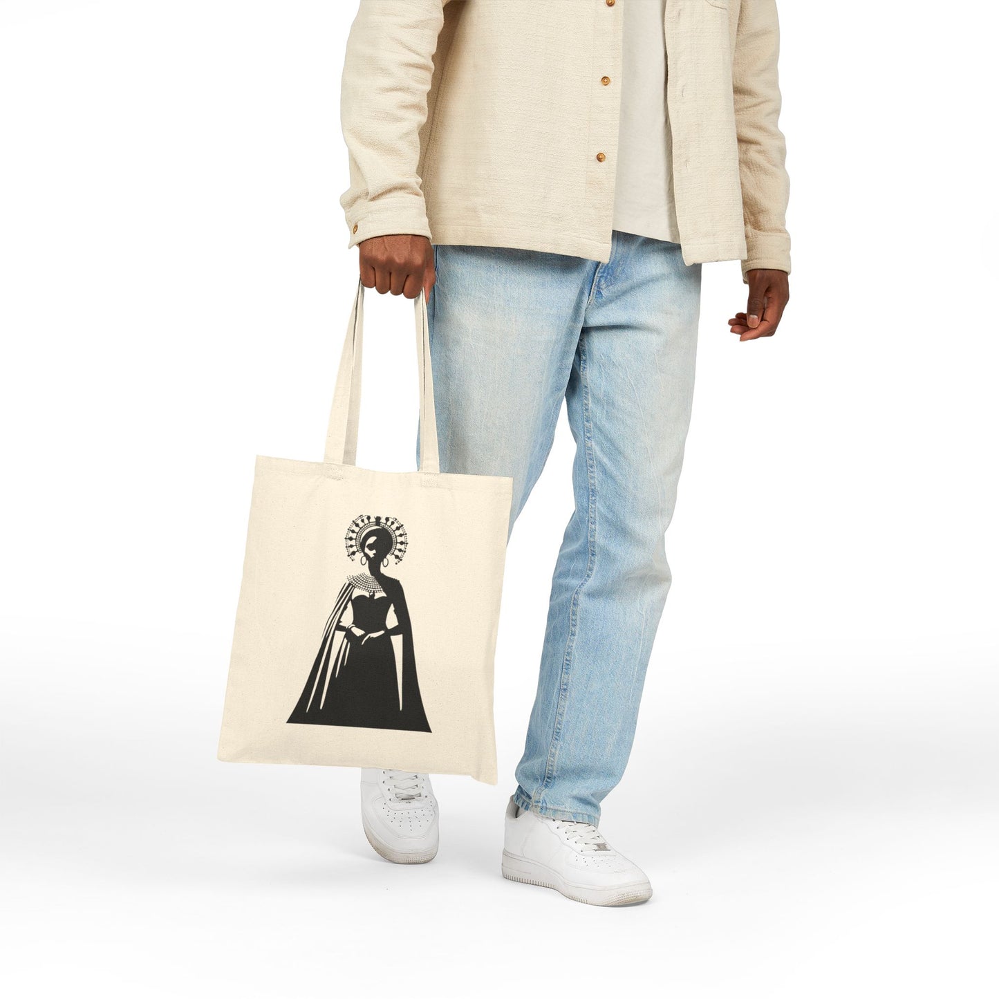 "Checkmate! Beauty, Power, Purpose" – Empowering Chess Queen Tote Bag