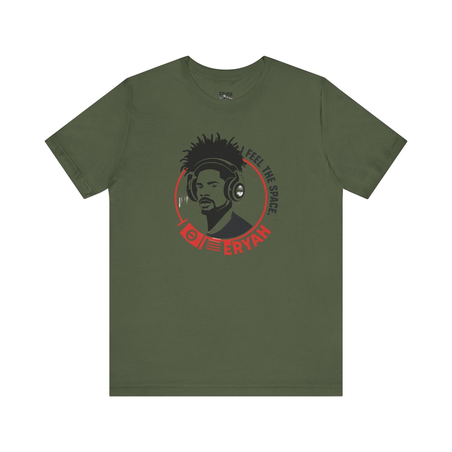 "I Feel The Space – Rasta Headphone Tee"