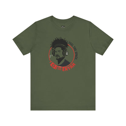 "I Feel The Space – Rasta Headphone Tee"