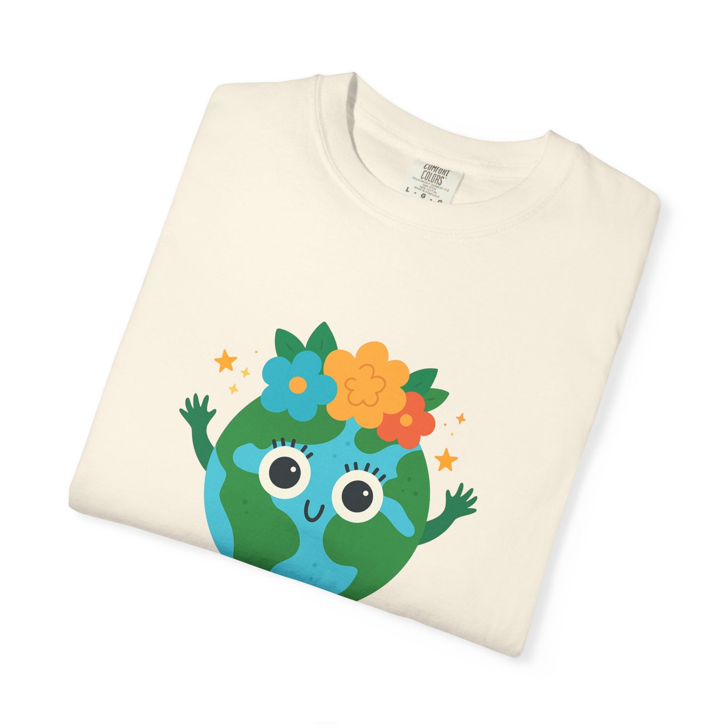 Happy Earth Day Tee - "GO GREEN" Cute Planet Design