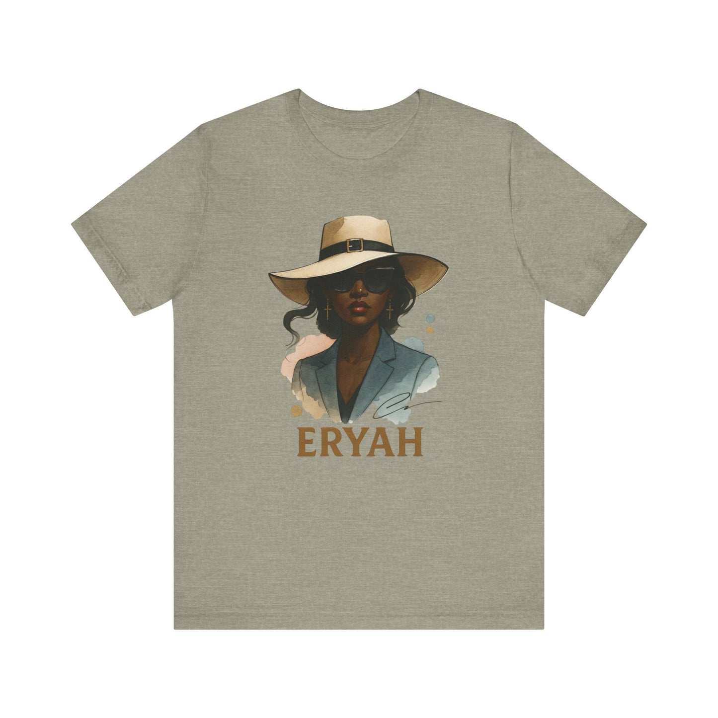 🎀 "Eryah Elegance" Portrait Tee – The Art of Mystique