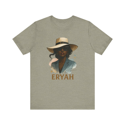 🎀 "Eryah Elegance" Portrait Tee – The Art of Mystique