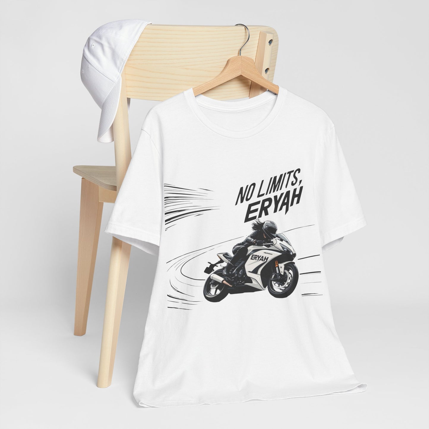 No Limits, ERYAH – High-Speed Rider, Motorcyclist Graphic Tee