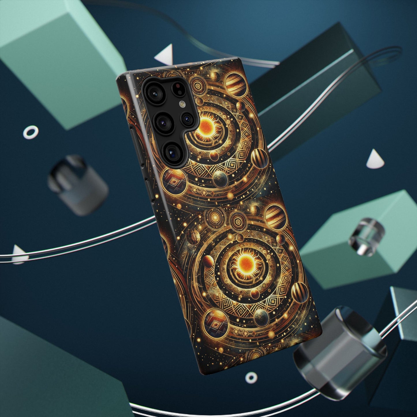 Galactic Impact-Resistant Phone Case, Cosmic Phone Cover, Space Theme Gift, Astronomy Accessories, Celestial Case for Stargazers