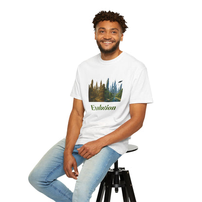 Transformative EVOLUTION Tee - Reflective City/Nature Print