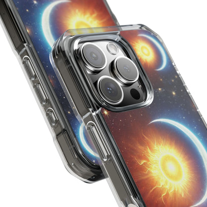 Cosmic Sun & Moon Design, Phone Case