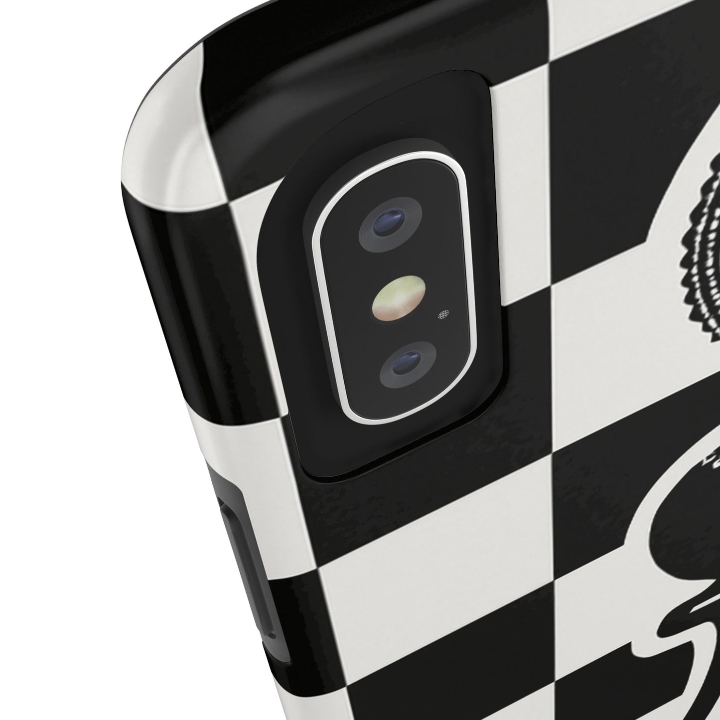 Chess Queen Phone Case, Tough Phone Cases, Stylish Accessories, Unique Gift, Geometric Design, Black and White Aesthetic