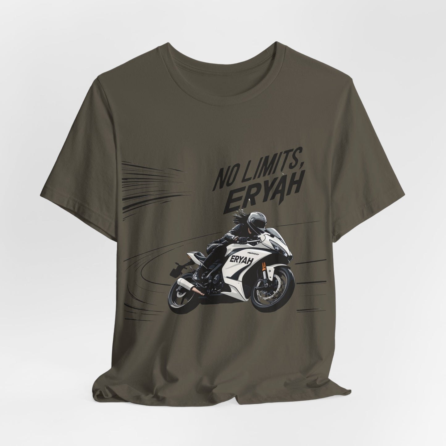 No Limits, ERYAH – High-Speed Rider, Motorcyclist Graphic Tee