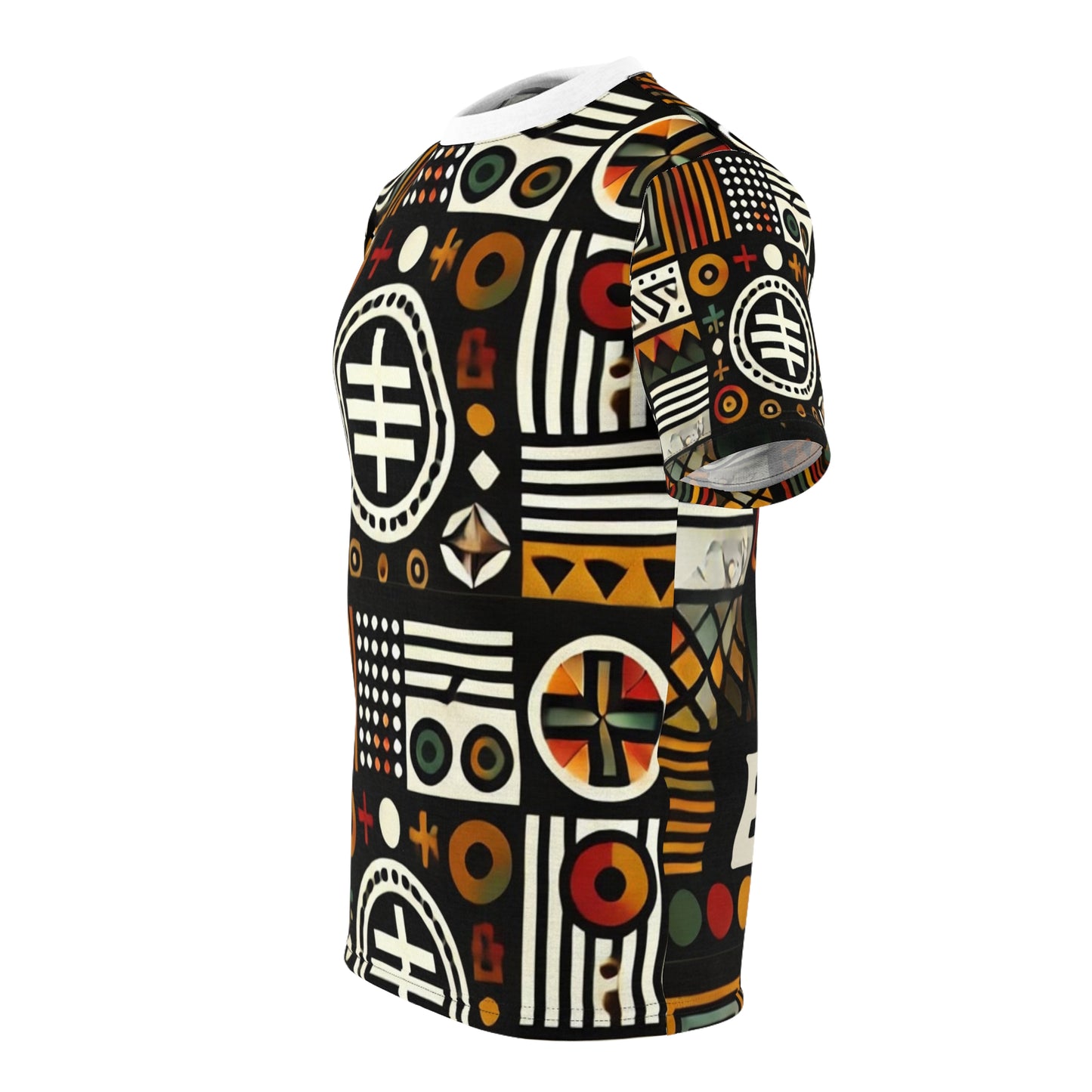 "Eryah Global Tribal Print T-Shirt – Wear the World’s Stories in Bold Geometry