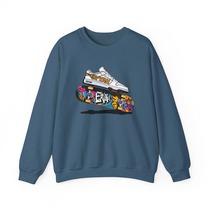 Graffiti Skateboard Sweatshirt