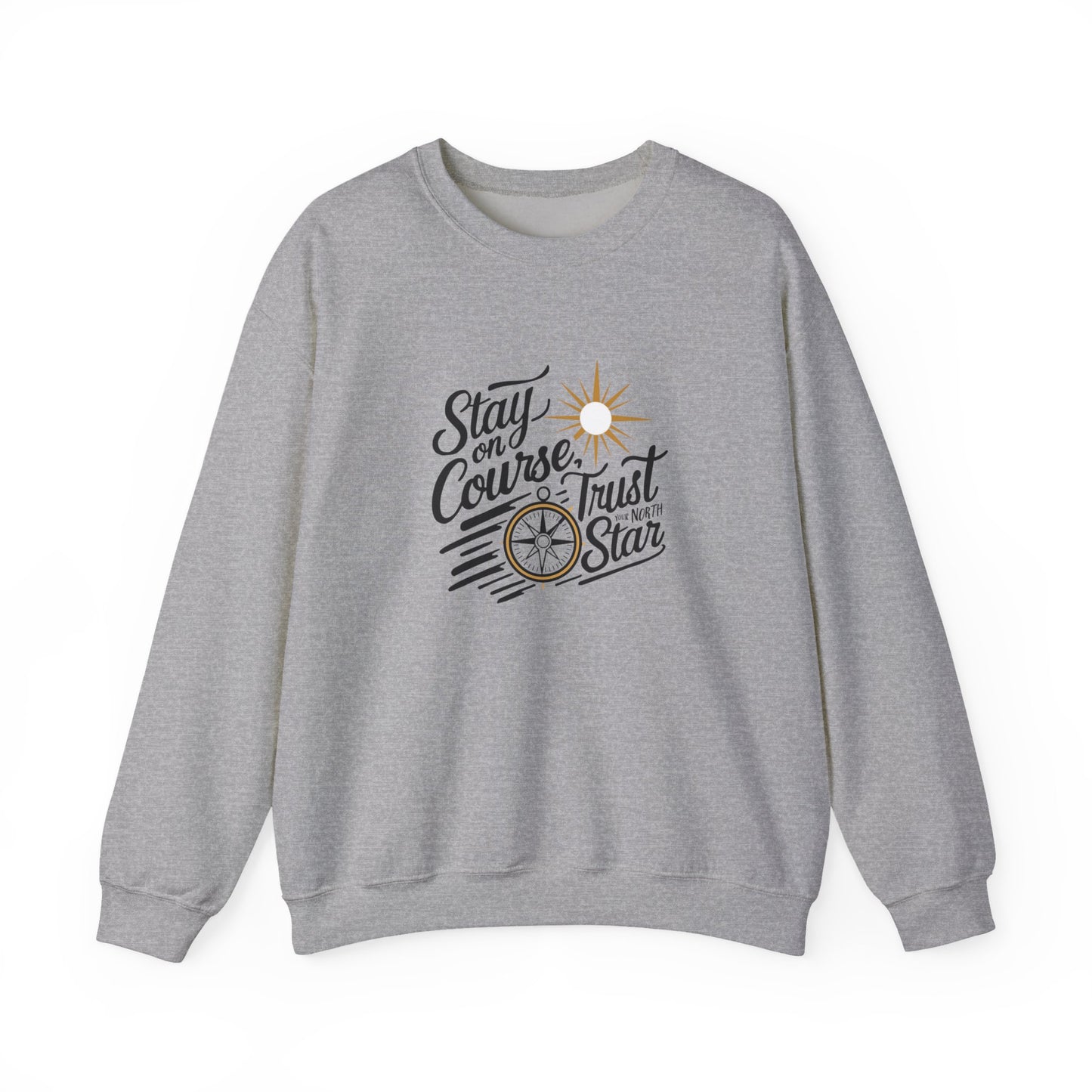 North star Sweatshirt | Cozy Unisex Crewneck | Inspirational Gift | Casual Wear | Reminder | Perfect for All Occasions