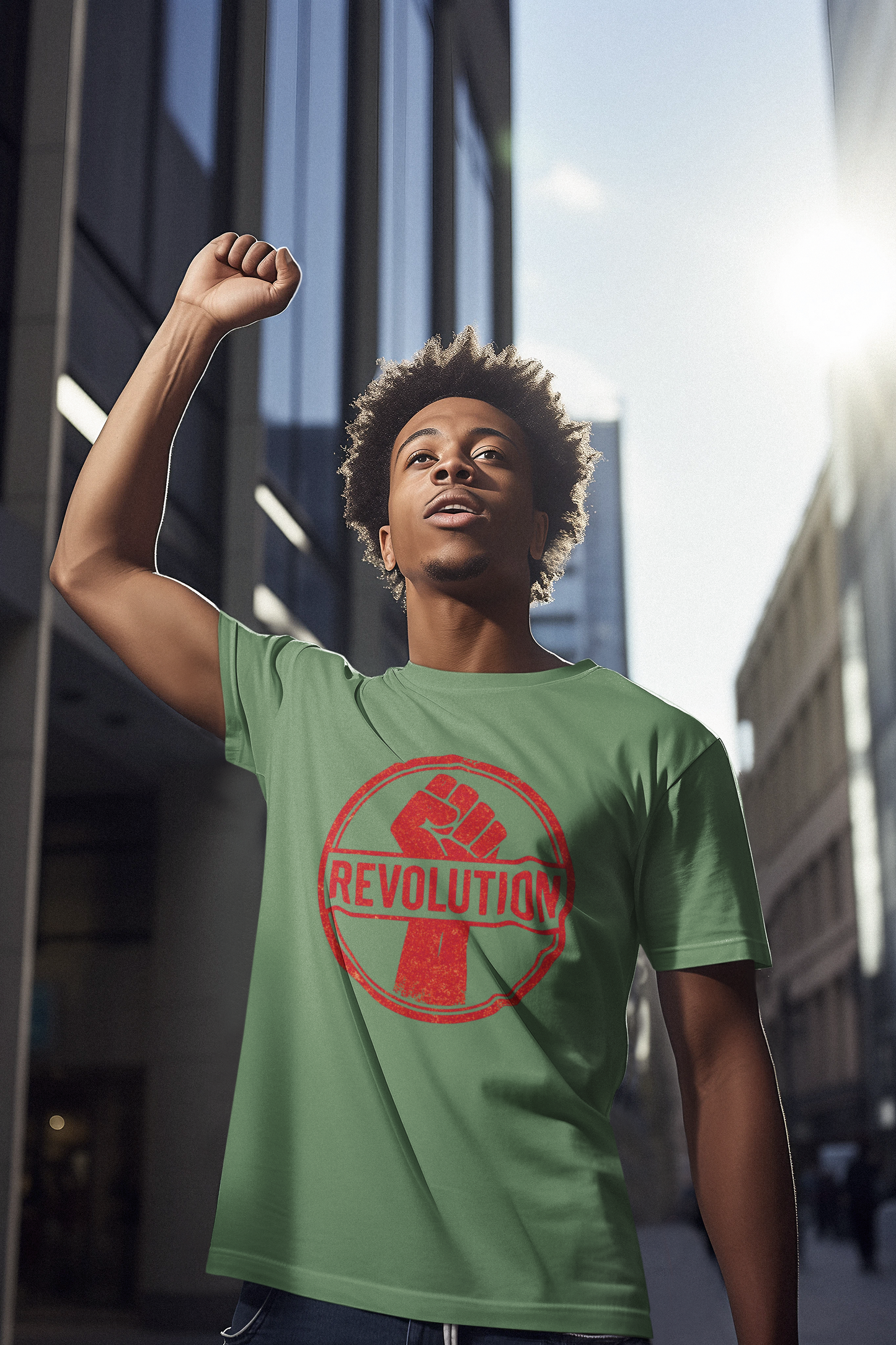 🔥 WEAR THE REVOLUTION 🔥 Raised Fist Power Tee