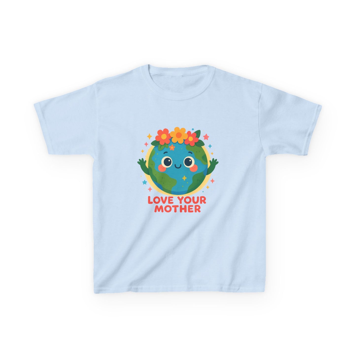 Happy Earth Friend Tee - "LOVE YOUR MOTHER" Kids Shirt