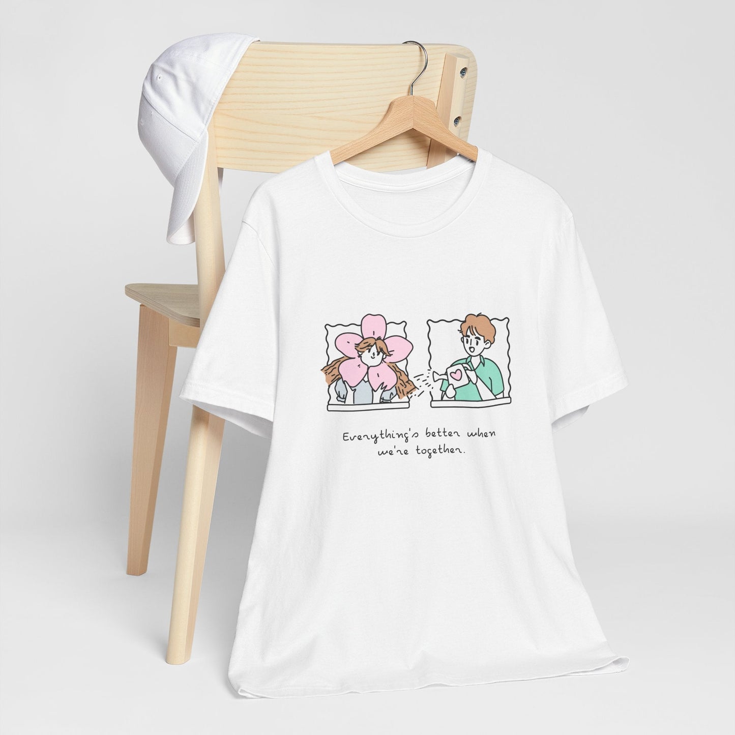 🌿 "Growing Together" Couples Tee – The Softest Way to Say "I'm All In" 🌿