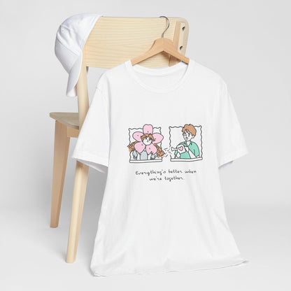 🌿 "Growing Together" Couples Tee – The Softest Way to Say "I'm All In" 🌿