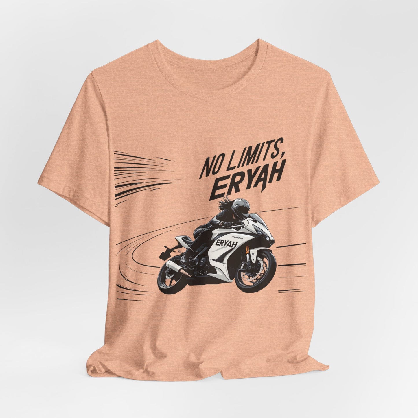 No Limits, ERYAH – High-Speed Rider, Motorcyclist Graphic Tee
